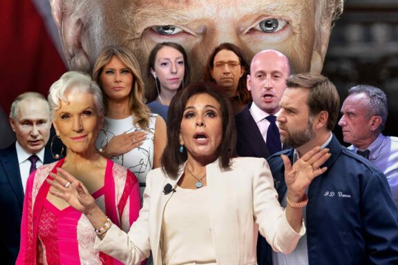 Vladimir Putin, Maye Musk, Melania Trump, Casey Means, Jeanine Pirro, Curtis Yarvan, Stephen Miller, JD Vance, Robert F. Kennedy Jr, Donald Trump