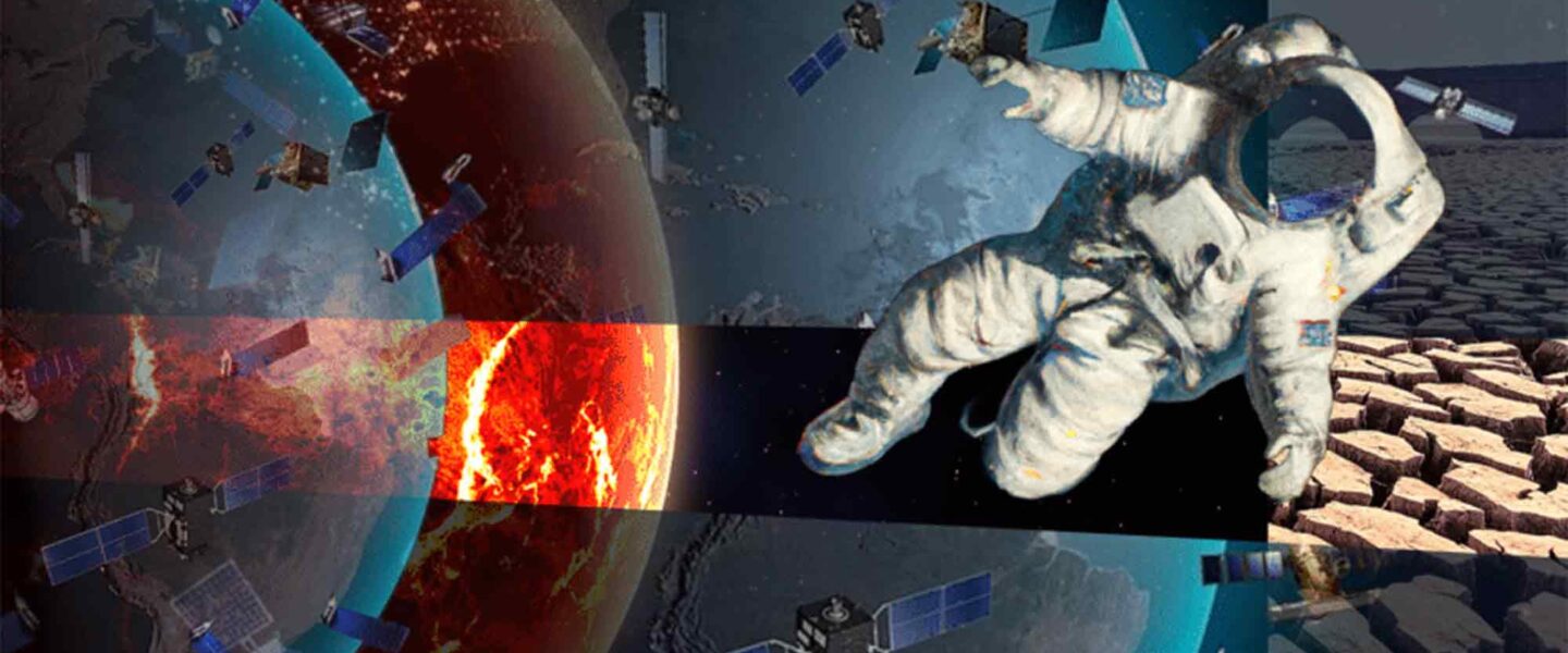 Low Earth orbit, filling with satellites