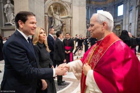 Marco Rubio, Jeanette Rubio, Pope Leo XIV, Vatican City