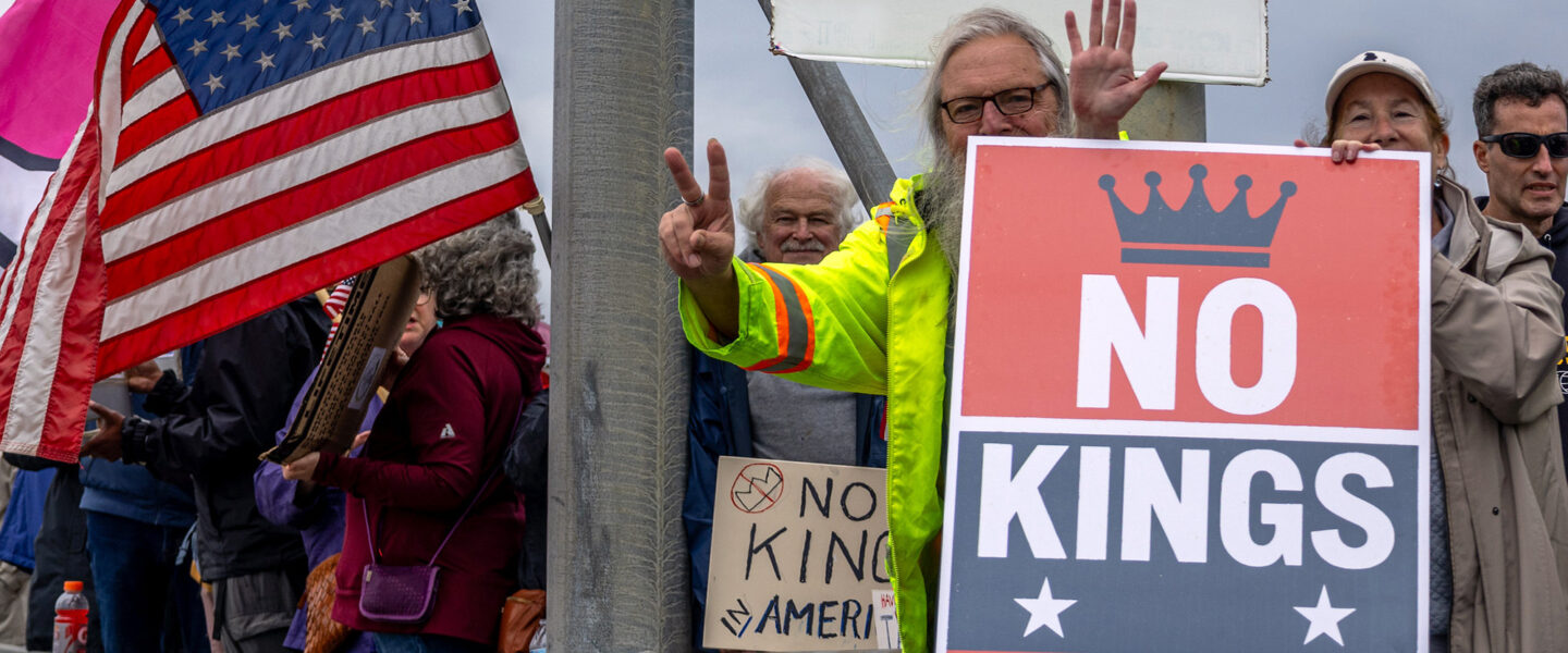 No Kings Day Protest, Bath, Maine