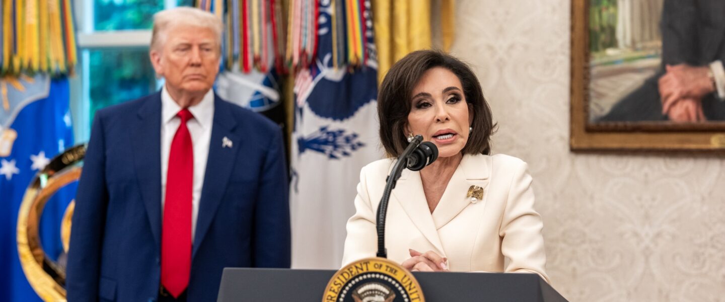 Donald Trump, Jeanine Pirro, speaking