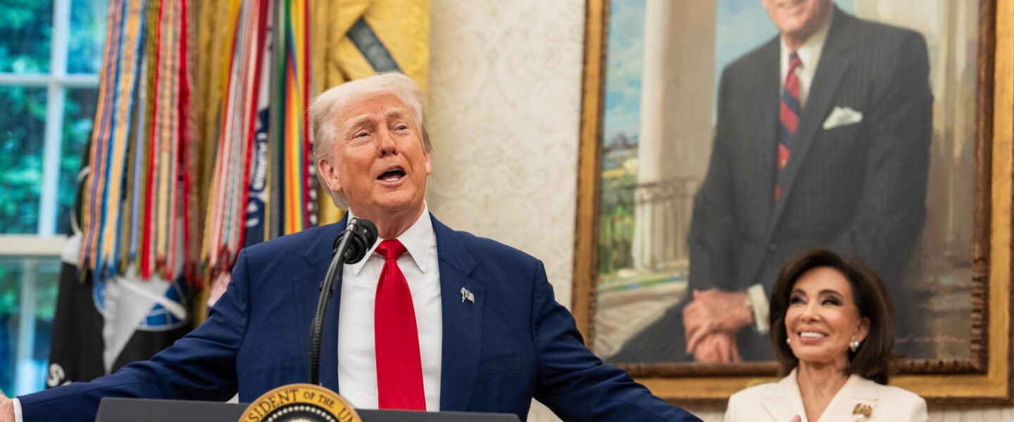 Donald Trump, Jeanine Pirro, speaking