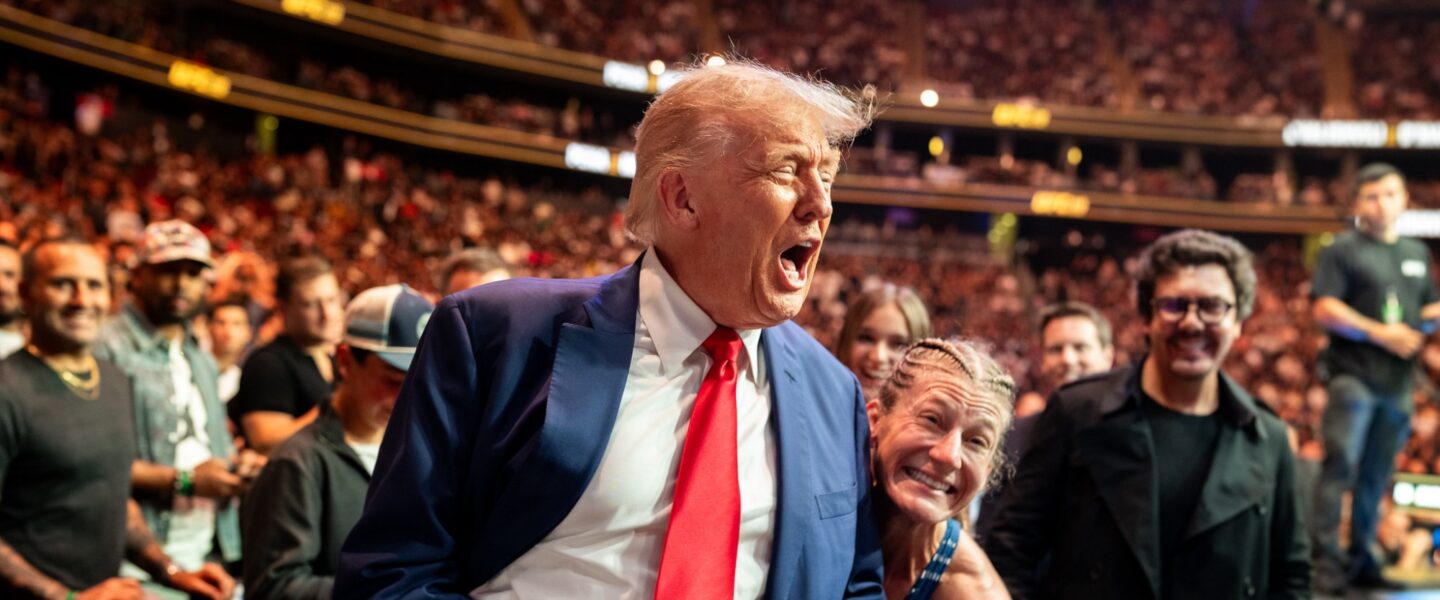 Donald Trump, UFC, title belt