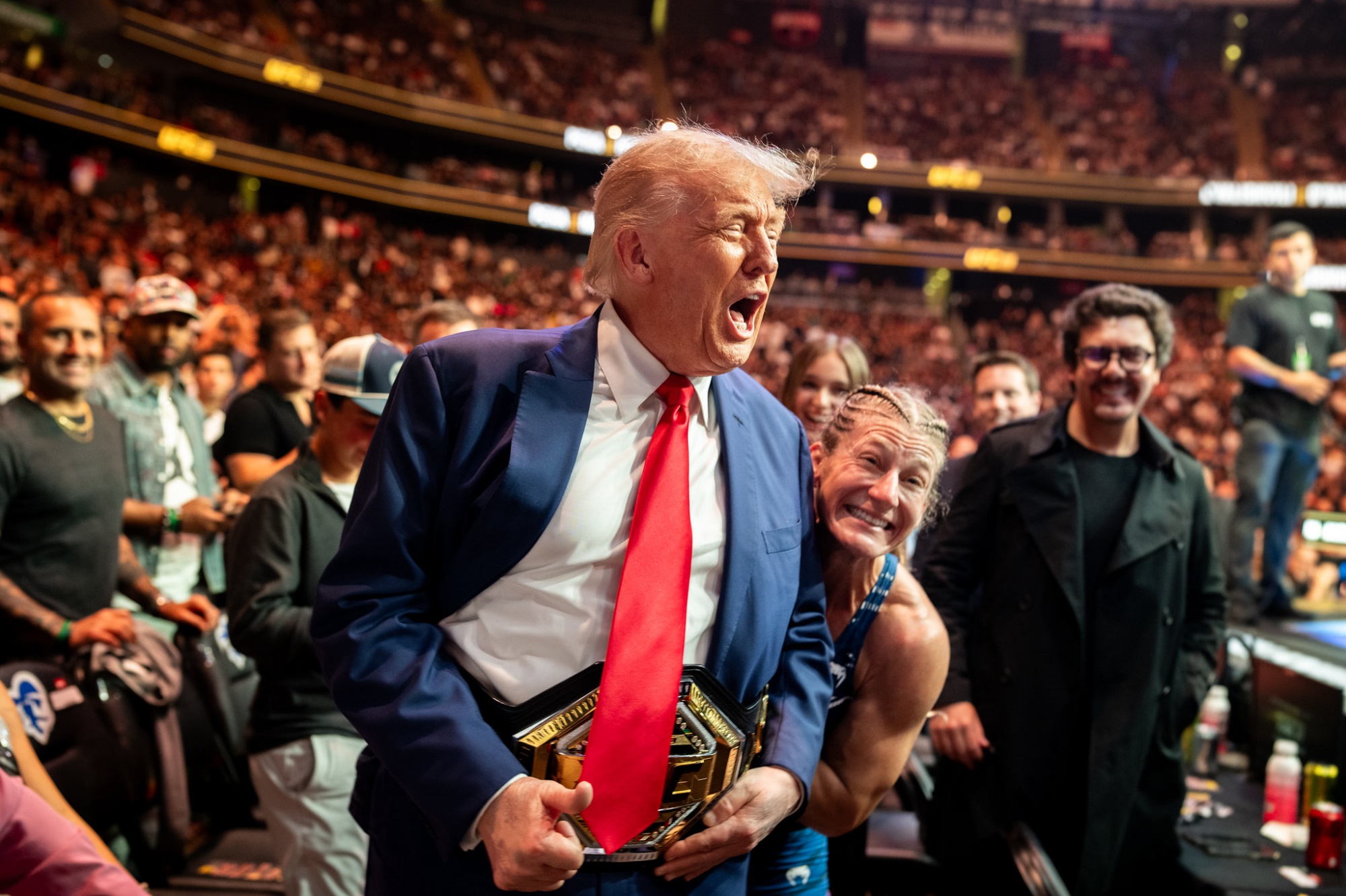 Donald Trump, UFC, title belt
