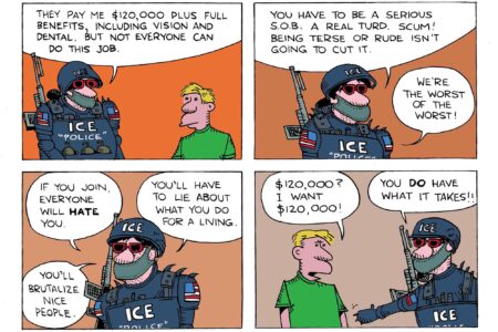 Immigrations and Customs Enforcement, ICA, Agent,. Motivation, greed
