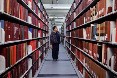 Librarian of Congress, Dr. Carla Hayden, Law Library stacks