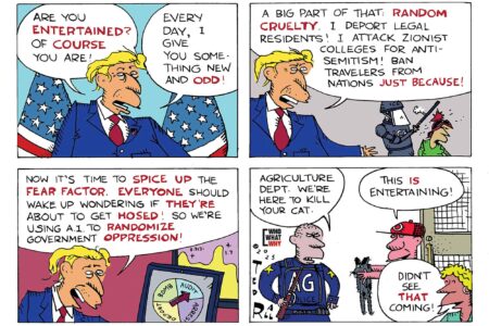 Donald Trump, Cruelty is the point, content creator