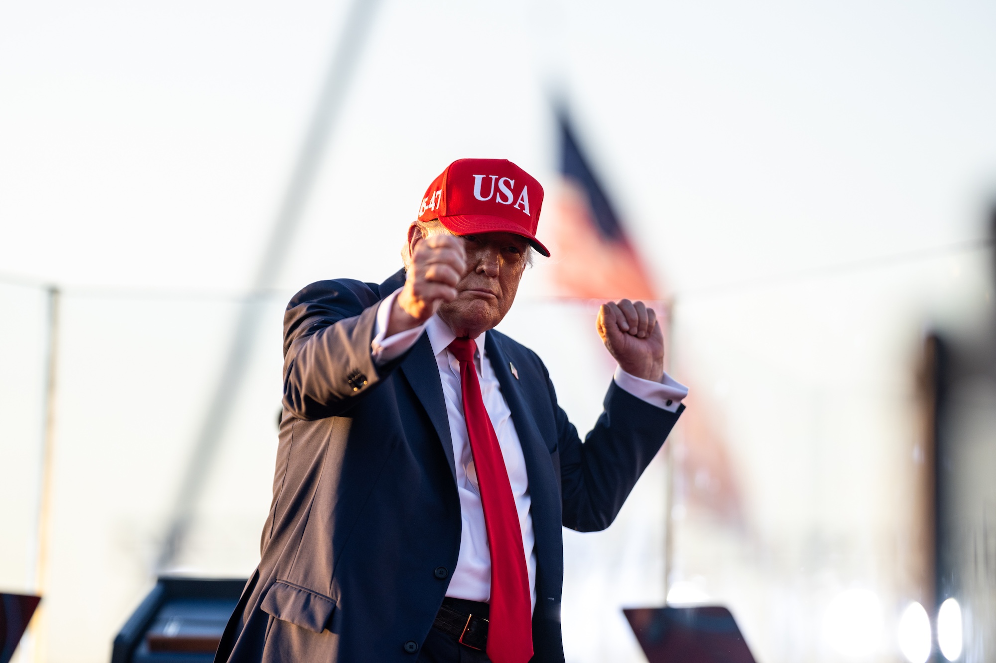 Donald Trump, Salute to America, Celebration