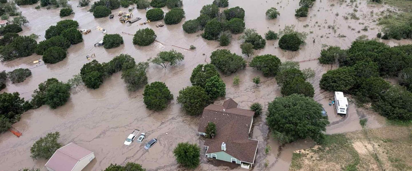 Flooding, Guadalupe River, Kerrville, TX, 2025