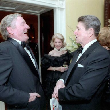 Ronald Reagan, William F Buckley, 1986