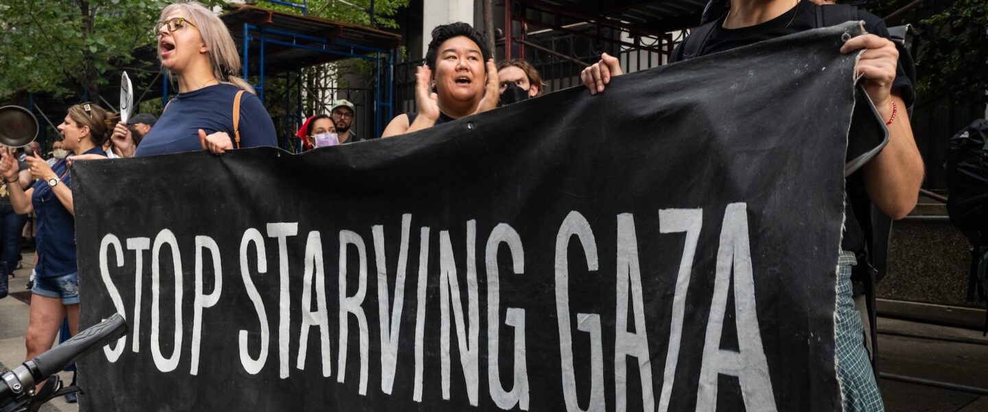 Stop Starving Gaza, USPCN, Noise Demonstration