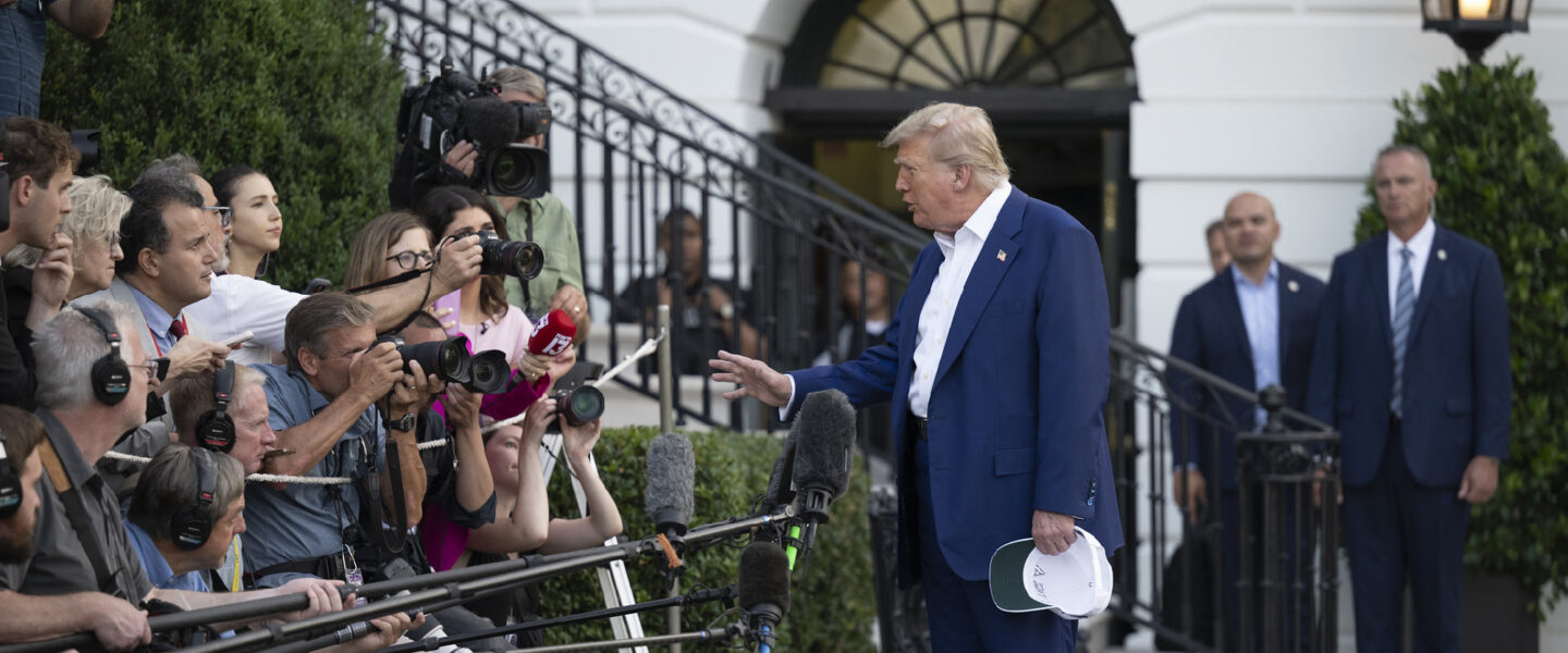 Trump, Marine One, White House, 2025 NATO Summit