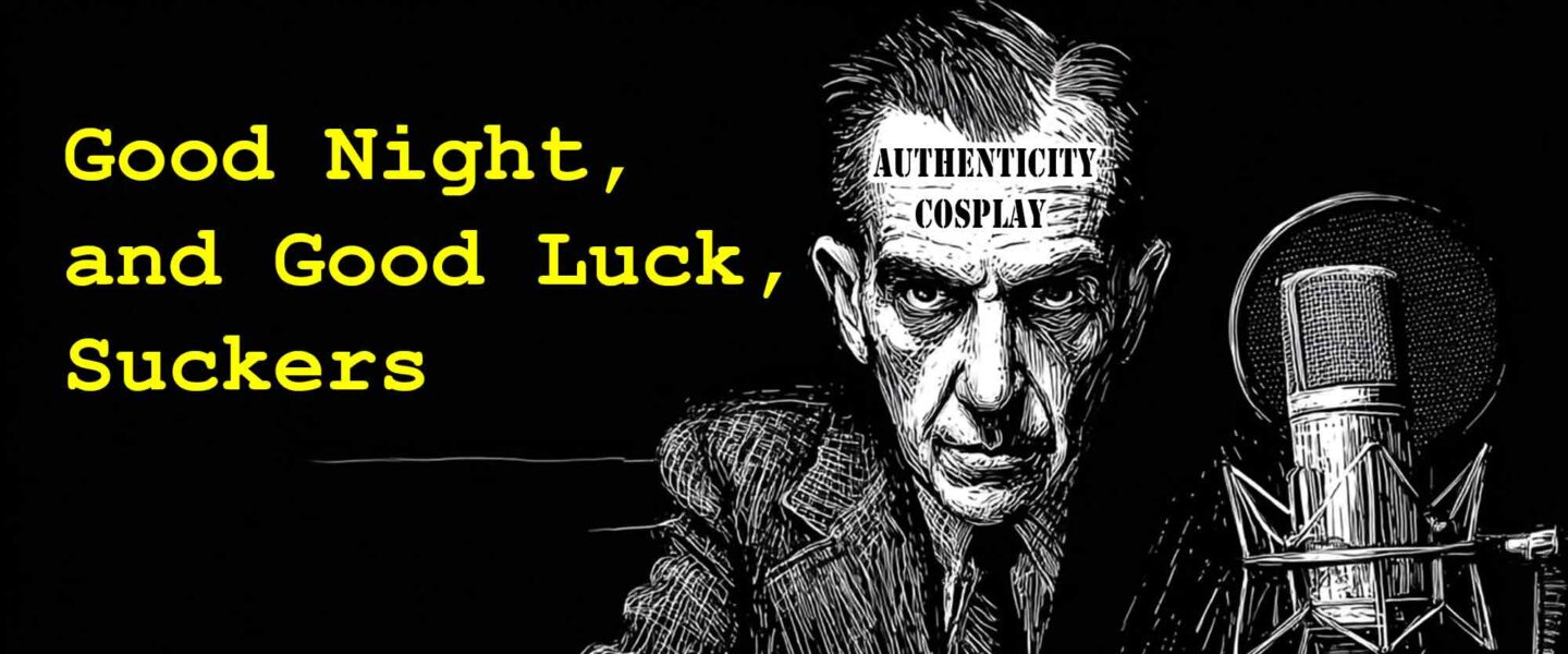 AI Podcasters, Edward R Murrow, Authenticity Cosplay