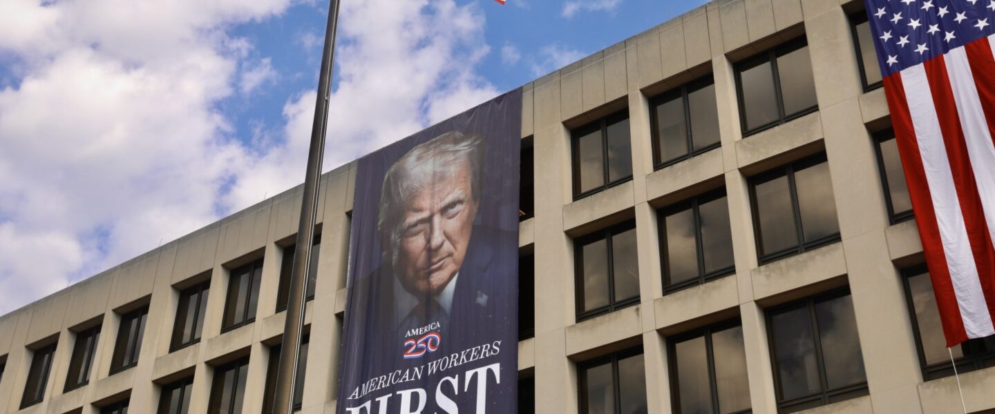 Donald Trump, Flag, Department of Labor