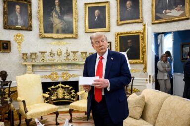 If Trump Cared About Jobs, He Could Create Some With His $2 Billion Windfall Donald Trump, Karol Nawrocki, Oval Office