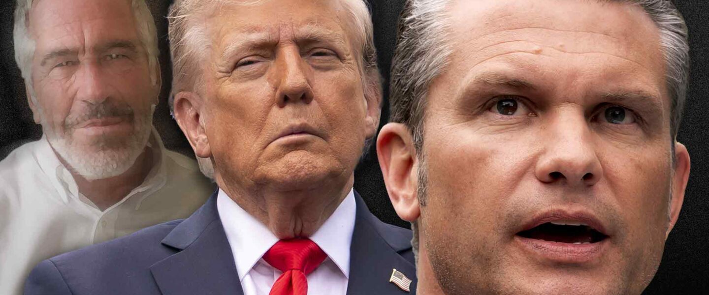Jeffrey Epstein, President Donald Trump, Secretary of Defense Pete Hegseth