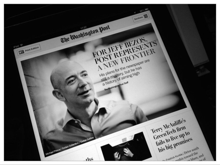 Jeff Bezos, taking over, Washington Post