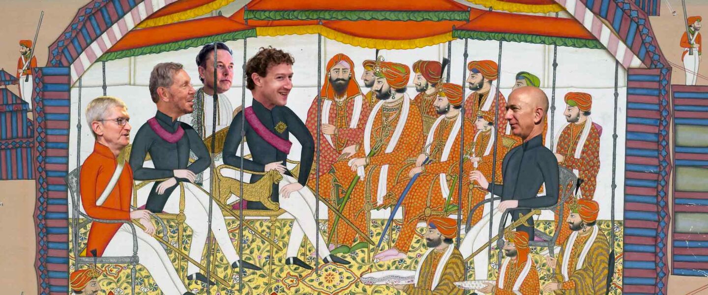 British East India Company, Tim Cook, Larry Ellison, Elon Musk, Mark Zuckerberg, Jeff Bezos