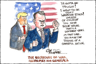 Pete Hegseth, Donald Trump, Secretary of War, Warrior Ethos