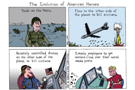 Cartoon, Evolution, American Heroes