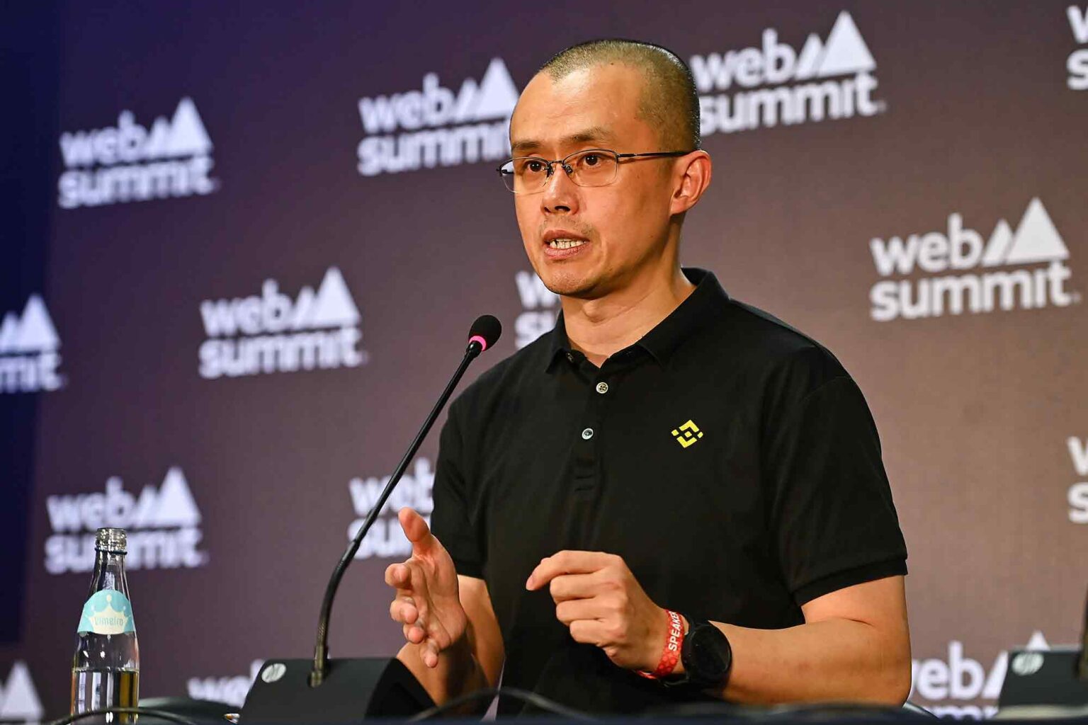 Binance CEO, Changpeng Zhao, Web Summit 2022