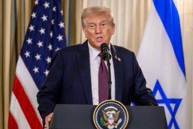 Donald Trump, announcing, Gaza, peace plan
