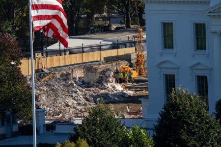 East Wing, White House, demolition