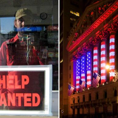 Main Street, job market, Wall Street