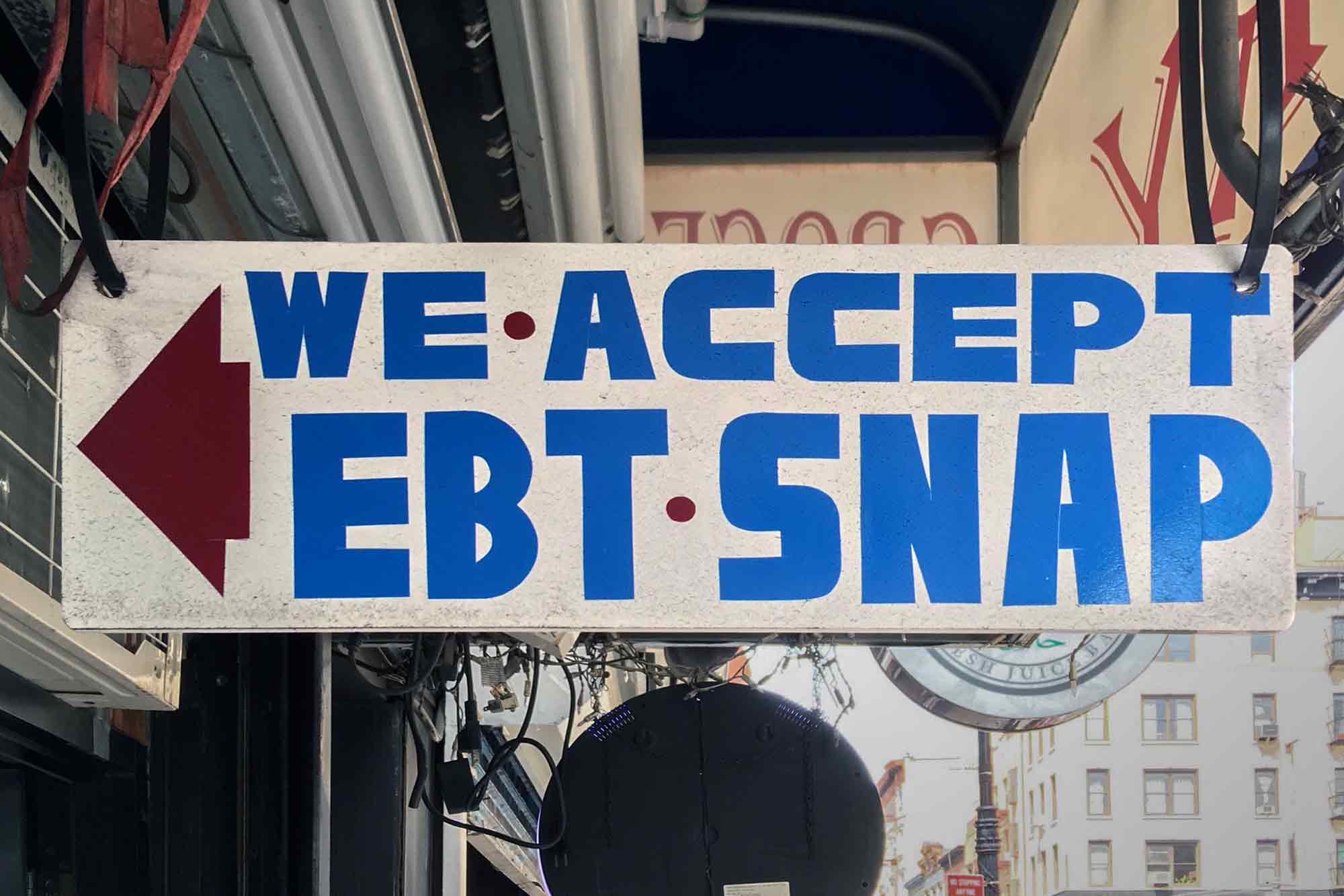 EBT, SNAP, sign