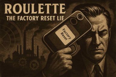Factory reset, Roulette, data wiping, data security, old phones, devices