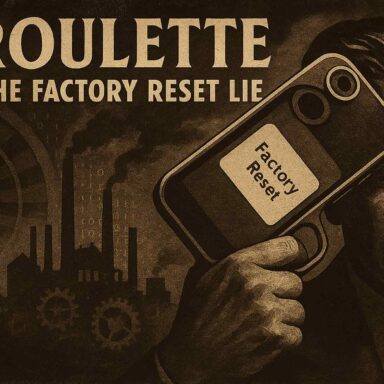 Factory reset, Roulette, data wiping, data security, old phones, devices
