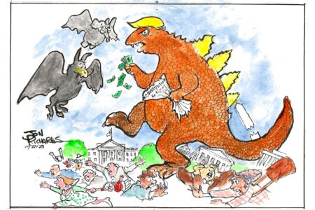 Donald Trump, Godzilla