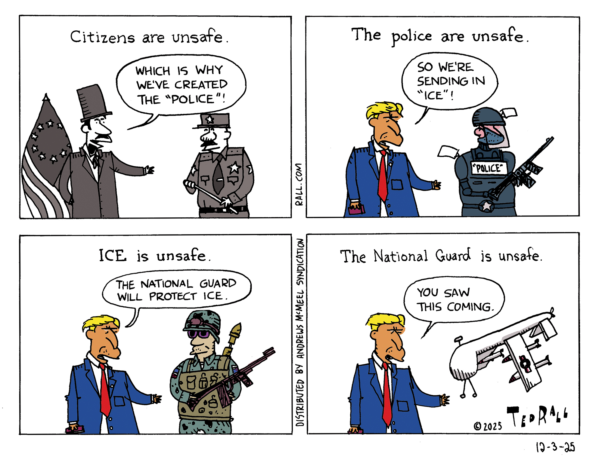 Police, ICE, drones