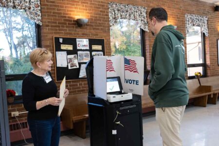Election Day morning, Fairfax, VA, 2025