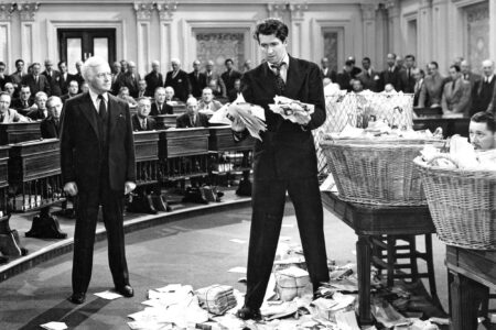 Mr. Smith Goes to Washington, filibuster scene, Jimmy Stewart