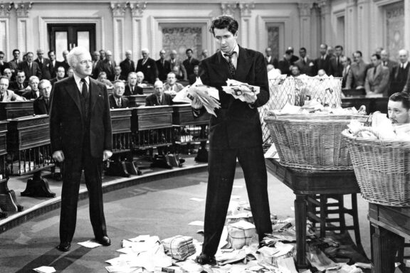 Mr. Smith Goes to Washington, filibuster scene, Jimmy Stewart