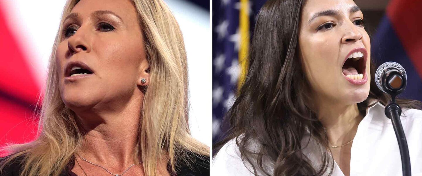 Marjorie Taylor Greene, Alexandria Ocasio-Corte