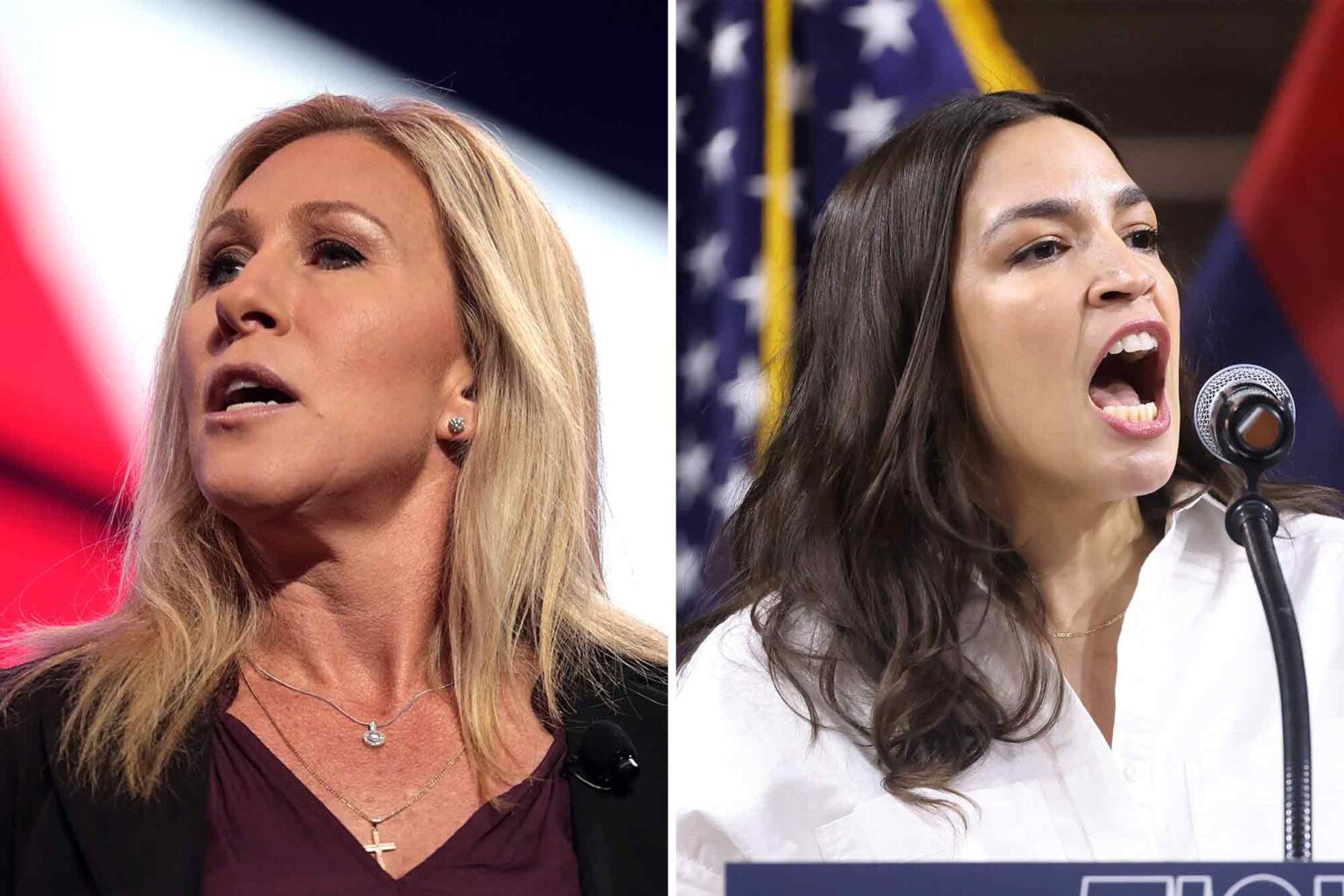 Marjorie Taylor Greene, Alexandria Ocasio-Corte