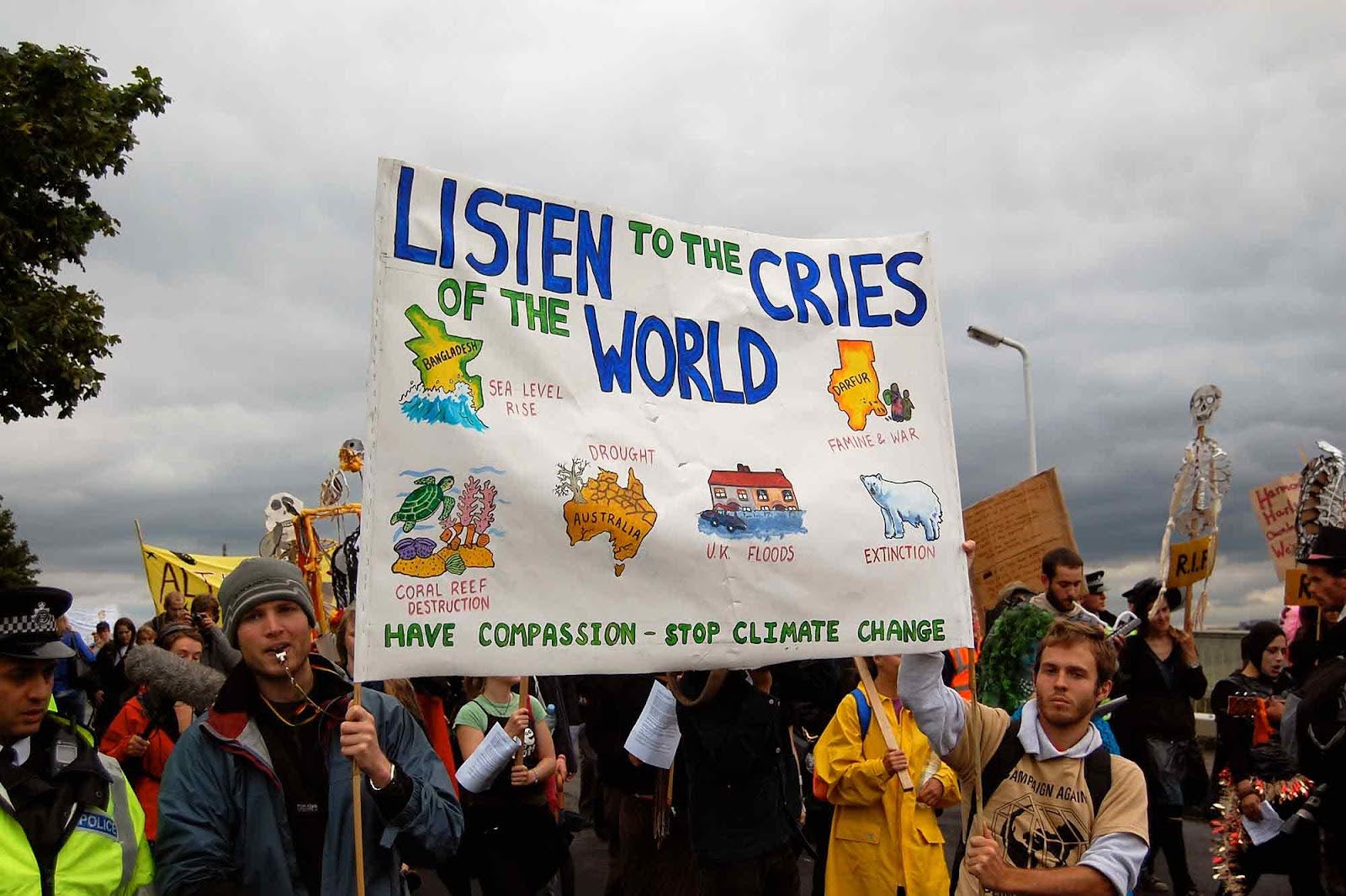Climate Change, Camp 2007, Protest