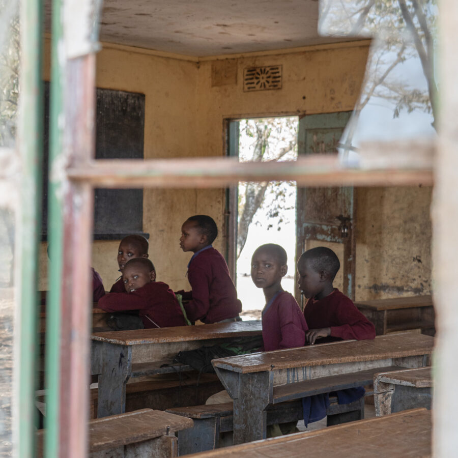 dilapidated, Maasai, school, Endulen