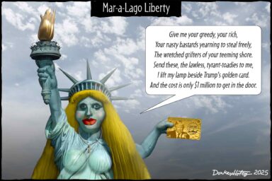 Statue of Liberty, Mar-a-Lago-Face, Donald Trump, The New Colossus