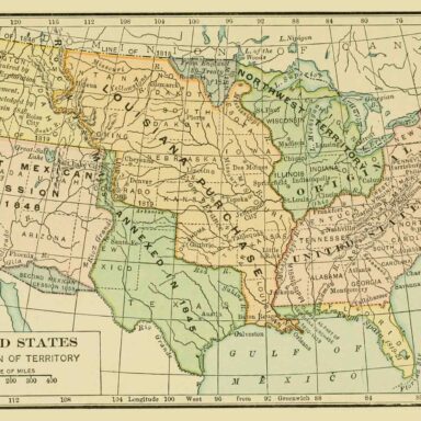 map, history, United States, 1921