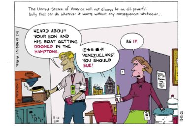 drone attacks, cartoon, Rall