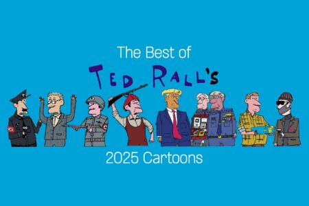 best-of, Ted Rall’s cartoons, WhoWhatWhy, 2025