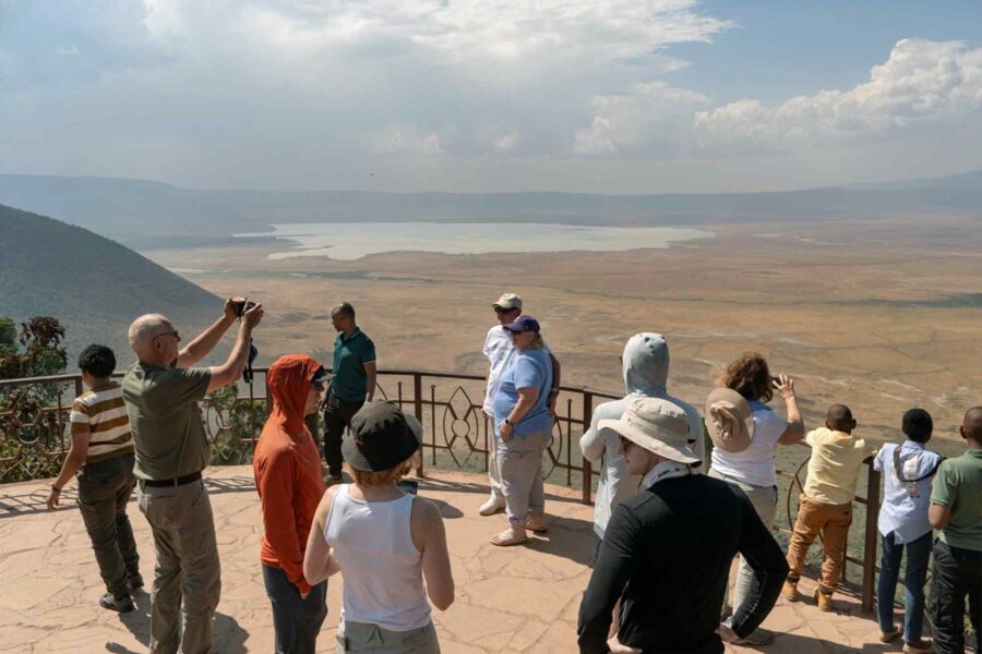 Tourists, Ngorongoro Crater