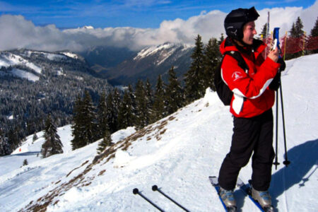 Climate change, global warming, nature, conservation, ski slopes, French Alps, landscape