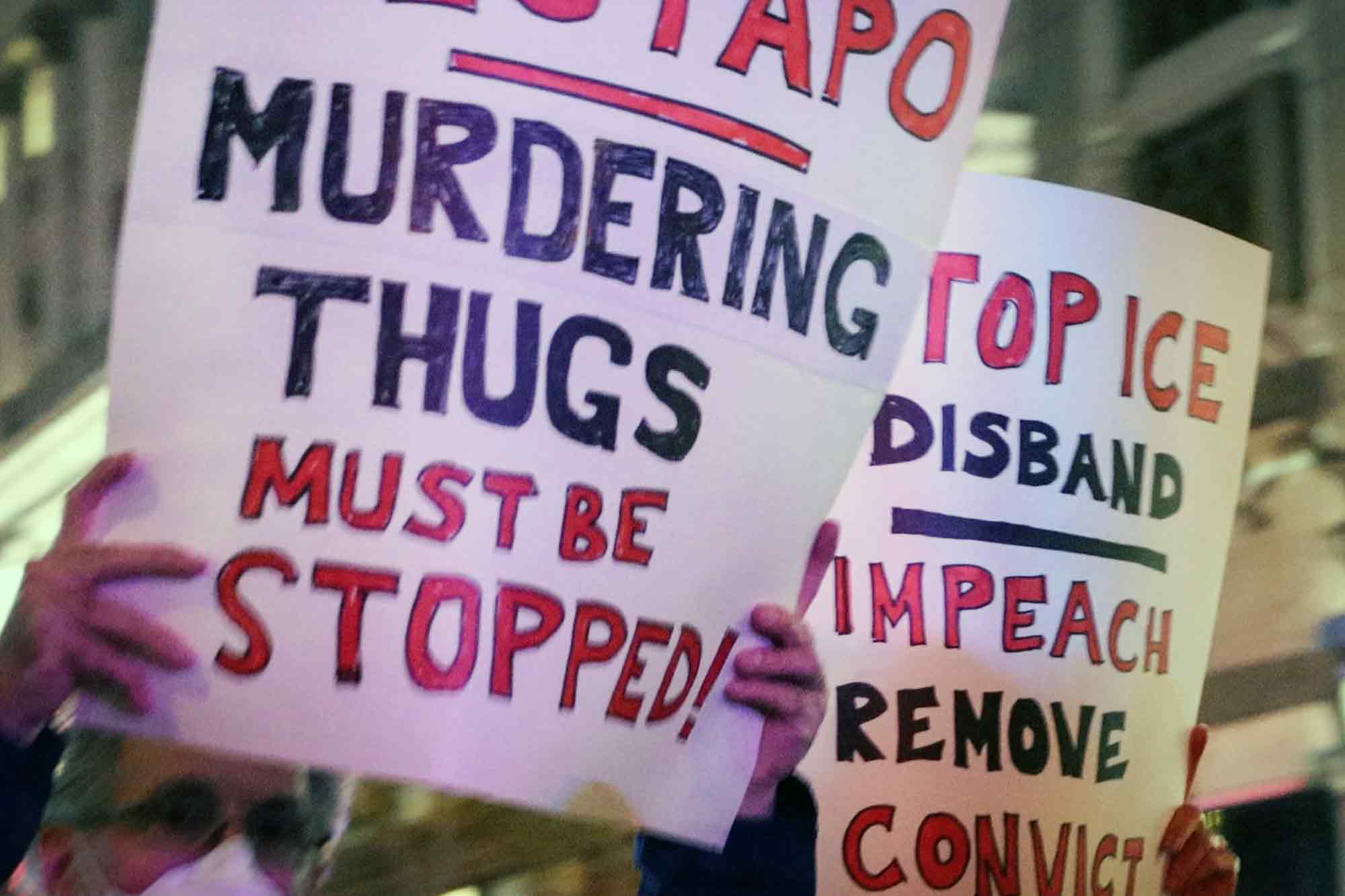 Emergency Vigil and March, Renee Nicole Good, Minneapolis