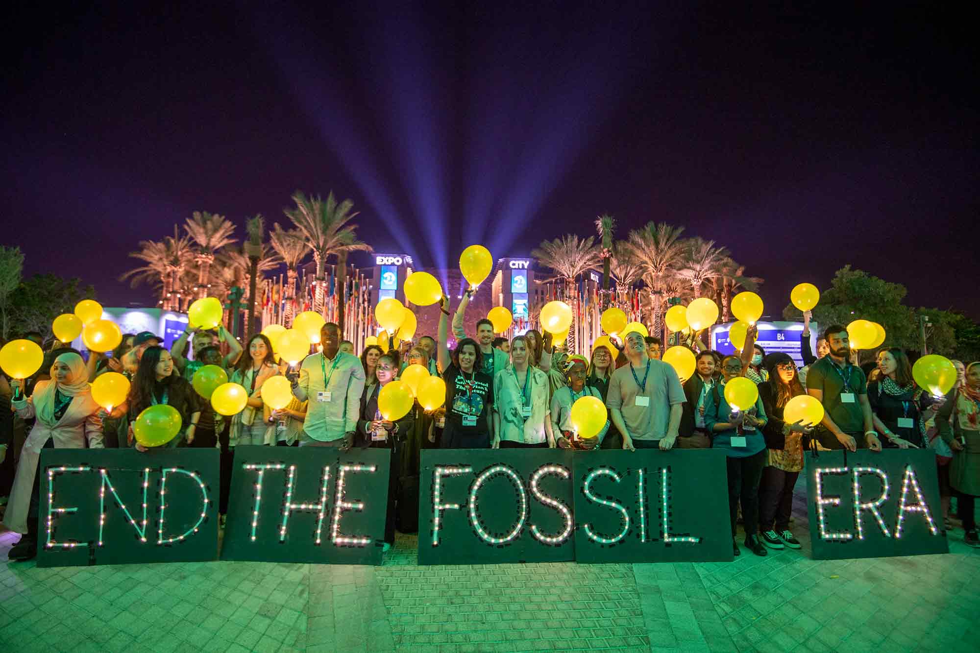Greenpeace International, action, UN Climate Change Conference, COP28, Expo City Dubai