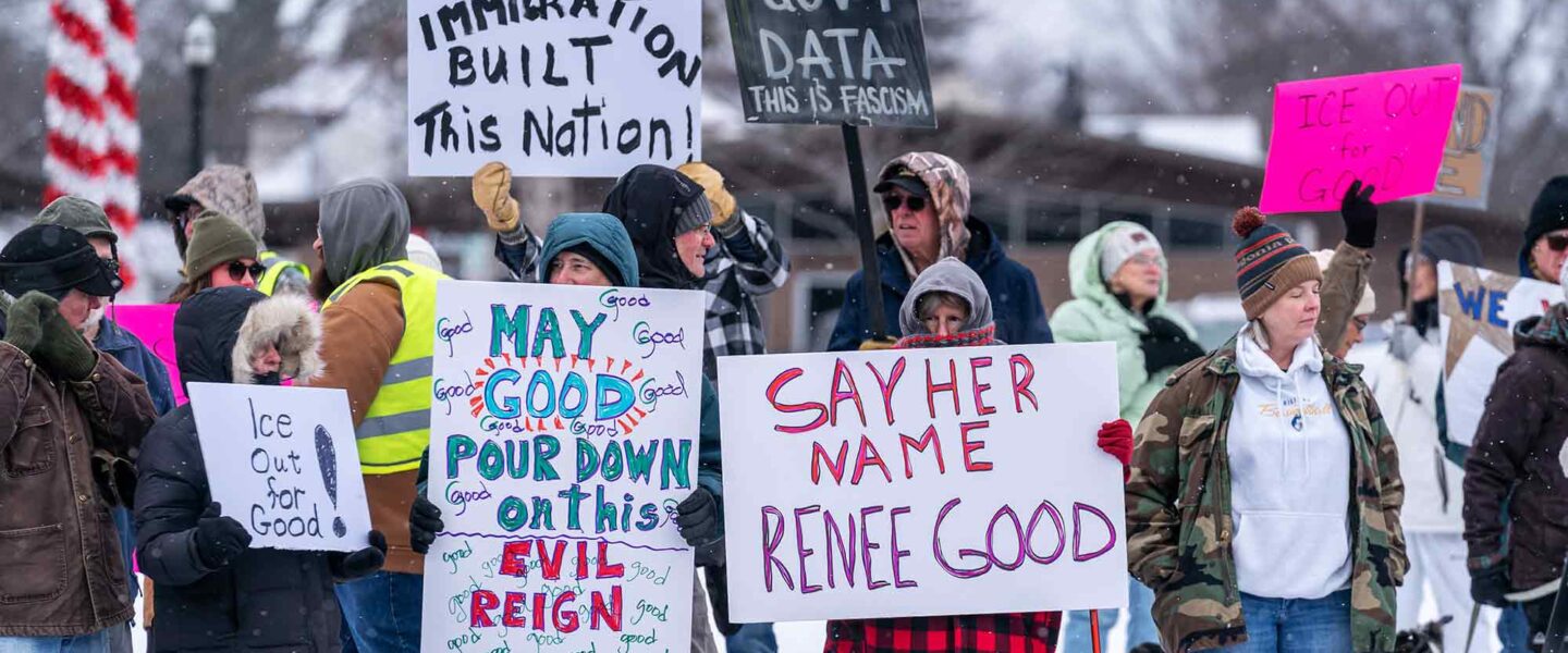 ICE Out For Good, rally, Grand Rapids, MN
