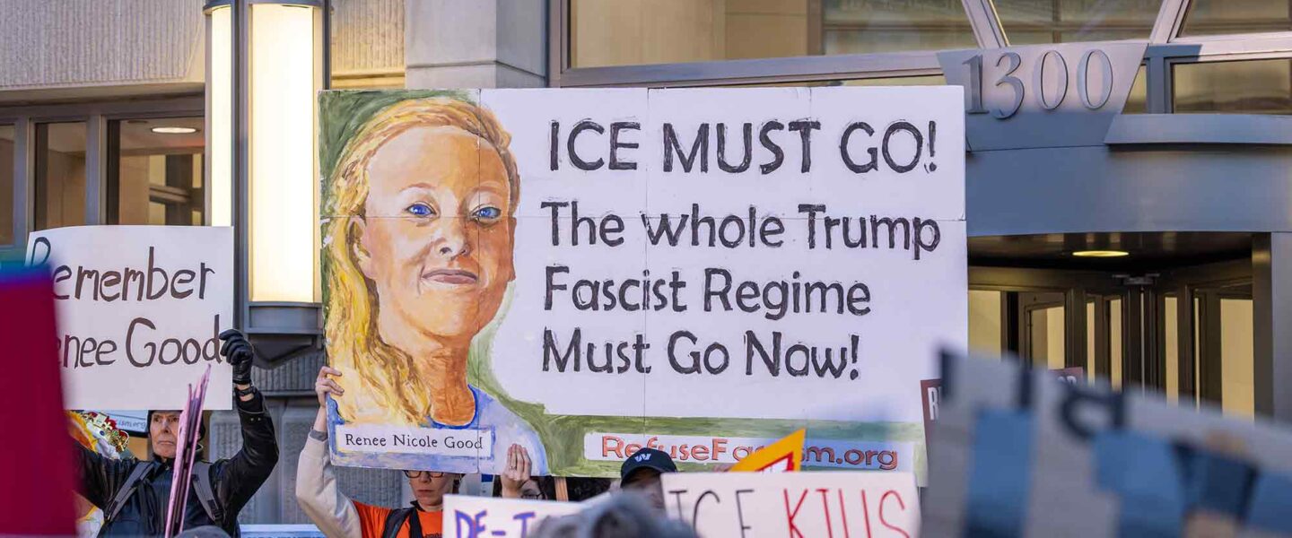 ICE Out for Good, protest, Washington, DC